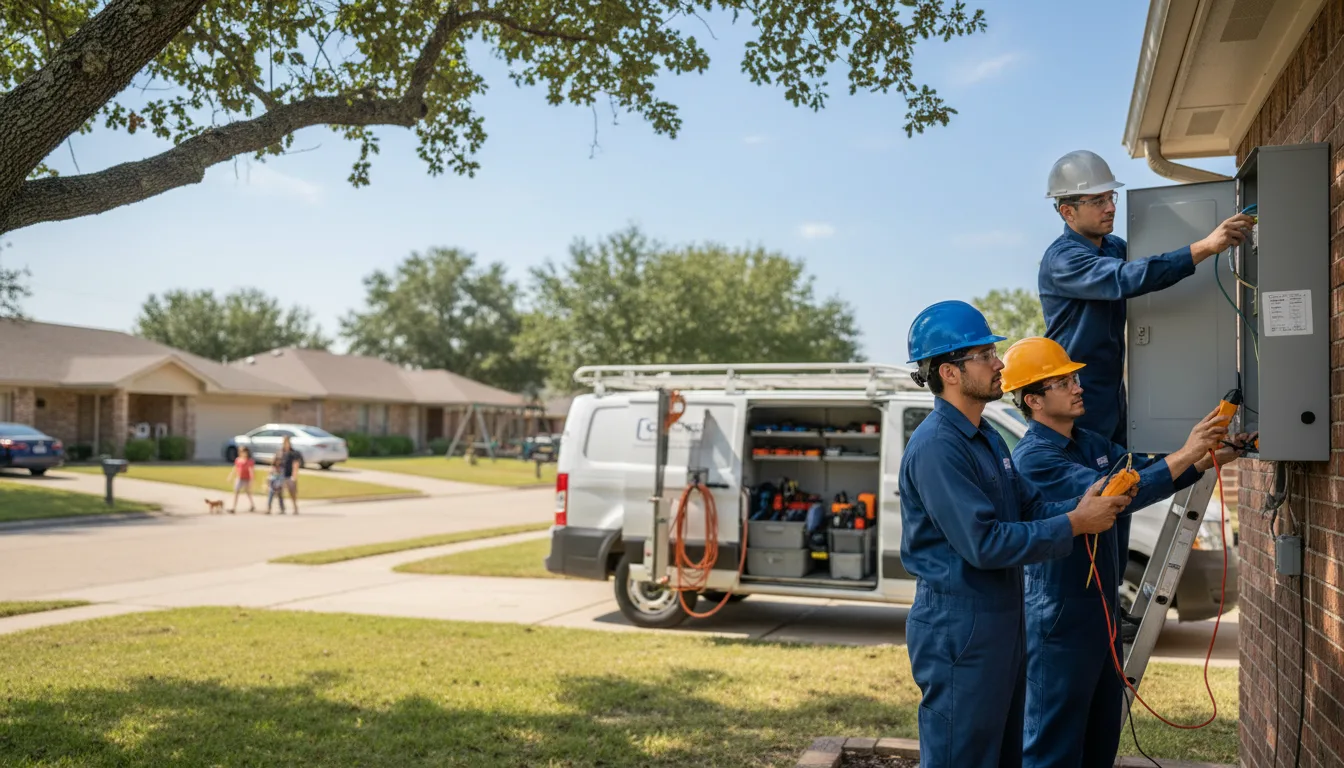 Certified electrician providing emergency electrical services in Avoca, WI